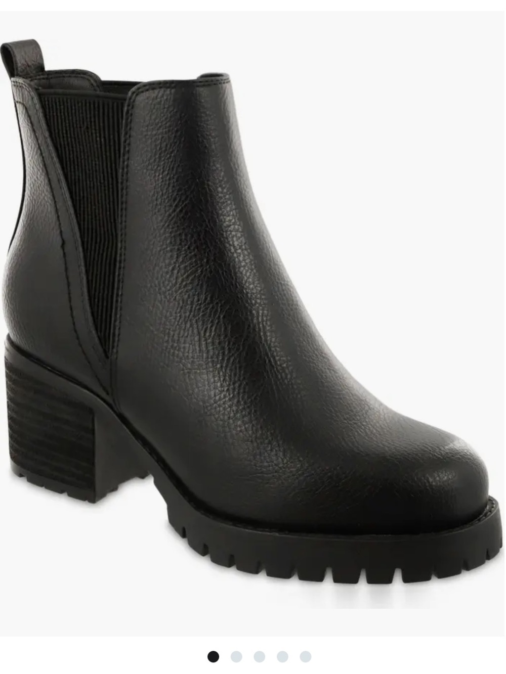 Jody Lug Sole Platform Chelsea Boot Size 10